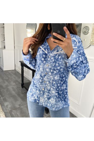 CAMICIA IN FATTO DI JEANS 1019I2 