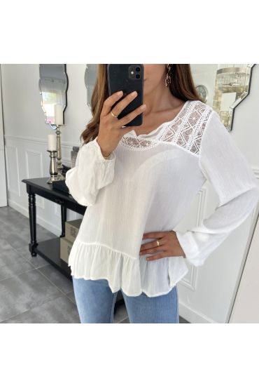 TUNIC LACE 1056 WHITE