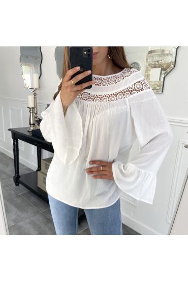 TUNIC LACE WHITE 1054 