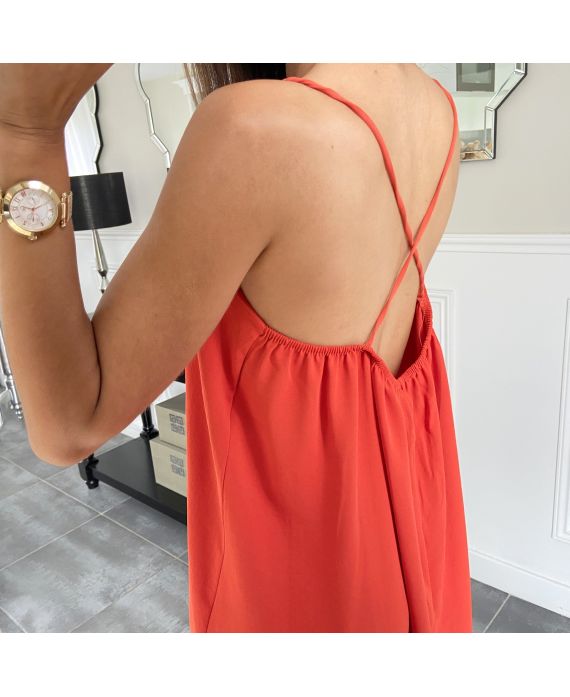 robe croisée dans le dos