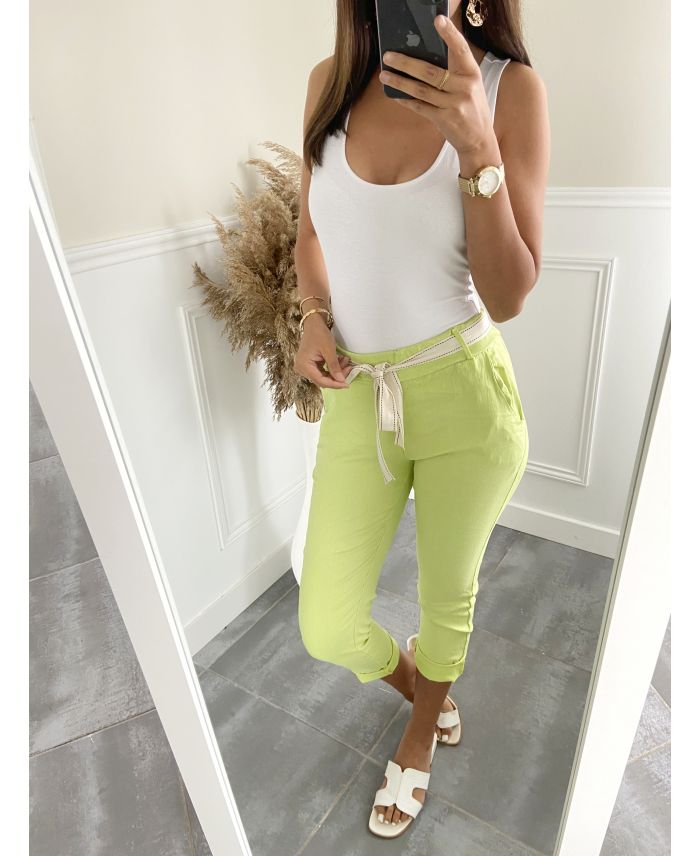 pastel green pants