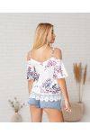 PACK 2 PRINTED TOPS 6652