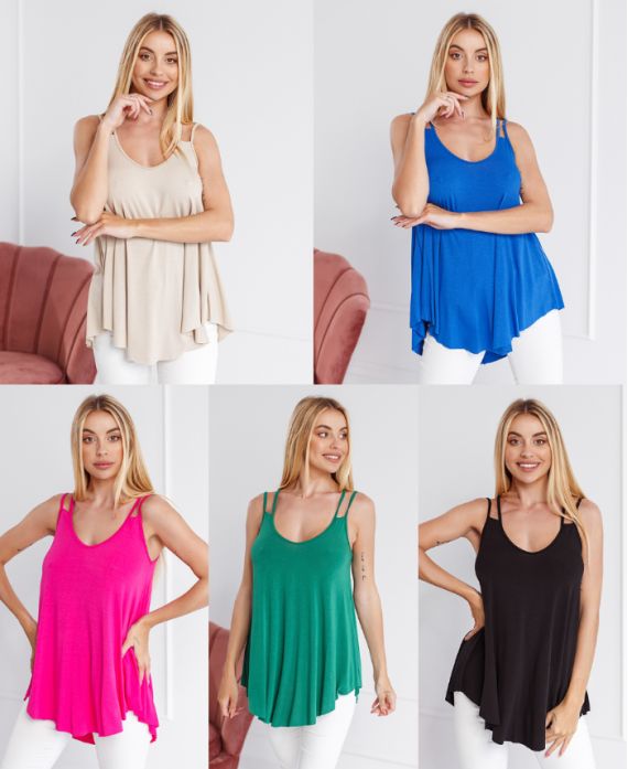 PACK 5 STRAPLESS TOPS 9524