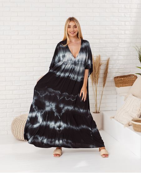 PACK 4 ROBES LONGUES TIE AND DYE 6850