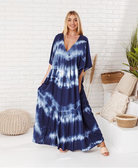 PACK 4 ROBES LONGUES TIE AND DYE 6850