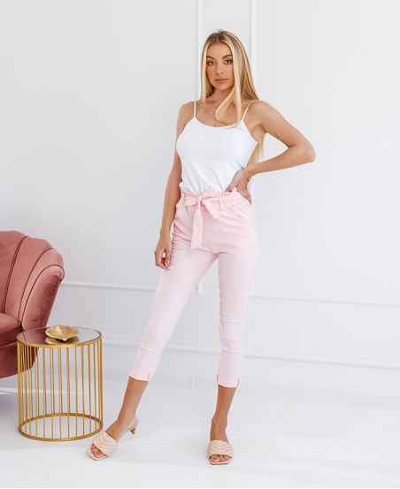 PACK 5 PANTALONS S-M-L-XL-XXL P113 ROSE