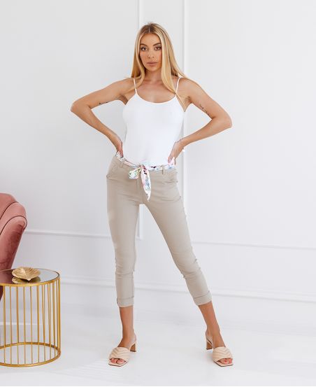 CONFEZIONE DA 5 PANTALONI S-M-L-XL-XXL P103 BEIGE