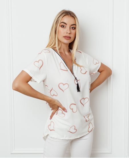 CONFEZIONE 2 CUORE ZIP T-SHIRT