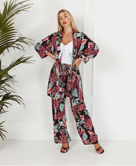 SET KIMONO + PALAZZO 1197