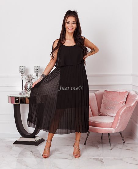 PACK DE 4 VESTIDOS SUPERPOSEES PLISSEES 21107