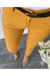 CONFEZIONE DA 5 PANTALONI S-M-L-XL-XXL P031 SENAPE