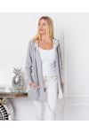 GIACCA GILET INDIETRO ETOILE 9000 GRIGIO