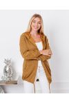 CHAQUETA CHALECO ESPALDA ETOILE 9000 MOSTAZA