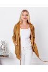 CHAQUETA CHALECO ESPALDA ETOILE 9000 MOSTAZA