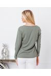 T-SHIRT COTON NYC 9874 VERT MILITAIRE