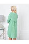 EFFEN OVERSIZE KORTE JURK 6850 GROEN