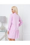 ABITO CAMICIA A RIGHE EVASEE 21288 ROSA