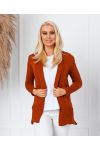 GILET MAILLE 02 BRIQUE