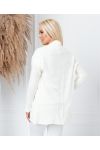 GILET MAILLE 02 BLANC