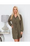 BUTTON TUNIC WITH LINK 1350 MILITARY GREEN