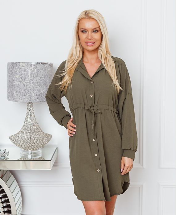 BUTTON TUNIC WITH LINK 1350 MILITARY GREEN