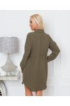 BUTTON TUNIC WITH LINK 1350 MILITARY GREEN