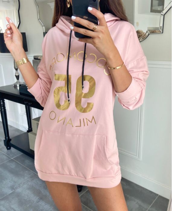 HOODIE COCOMORE 8416 PINK