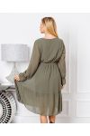 VOILE JURK 1368 MILITARY GREEN