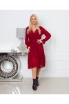 ROBE VOILAGE 1368 BORDEAUX