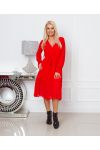 ROBE VOILAGE 1368 ROUGE