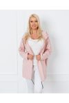 FANCY BACK HOODED JACKET 8985 PINK