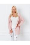 CHAQUETA CON CAPUCHA FANCY BACK 8985 ROSA