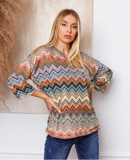TOP STAMPE 1371I5 VERDE MILITARE