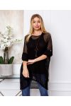 TUNIQUE 2 PIECES + COLLIER OFFERT NOIR 20207