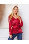 FINE SWEATER TACHETE 2718 BURGUNDY