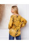 FINE SWEATER TACHETE 2718 MUSTARD