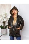 BI-MATERIAL DOWN JACKET 20368 MILITARY GREEN