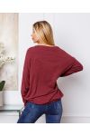 PULL-ENDE-DETAILS VERSILBERT BORDEAUX 21283