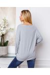 FINE SWEATER DETAILS SILVERY LIGHT GREY 21283