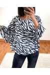 TUNIC SHEER DOUBLE 3680 ZEBRE