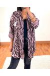 SU CAMICIA LEO OVERSIZE PAILLETEE ROSA 9608