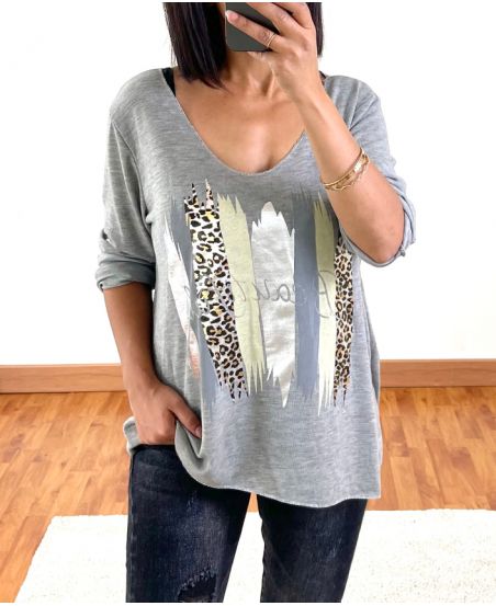 PULL FIN BEAUTIFUL 2899 GRIS