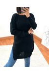 PULLOVER LONG 953 BLACK