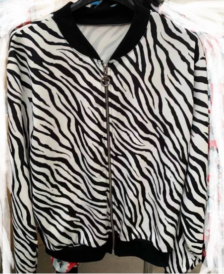 CHAQUETA BOMBER ZEBRE