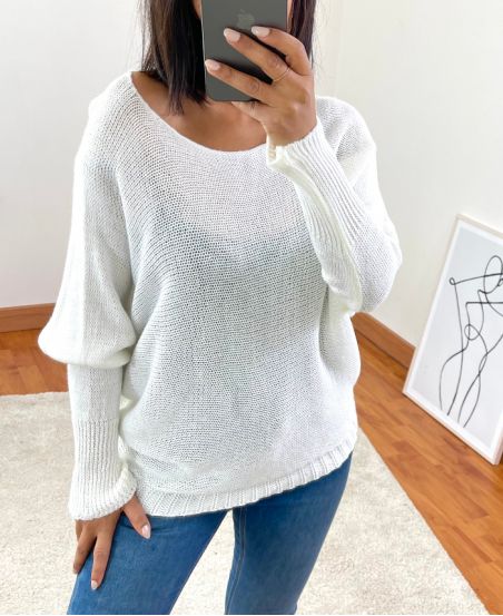 PULL MAILLE BASIC 815 BLANC