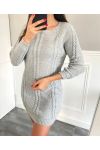 SWEATER DRESS 06 GREY