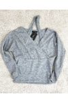 PULL DENTELLE EFFET 2 EN 1 9739 GRIS