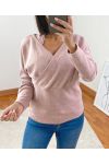 SWEATER LACE EFFECT 2 IN 1 9739 ROZE