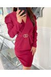 ROBE 9291 BORDEAUX