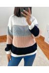 PULLOVER MULTICOLOR LUREX A07 Wit